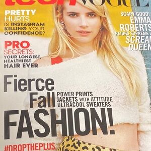 Teen Vogue Magazine with Emma Roberts Cover